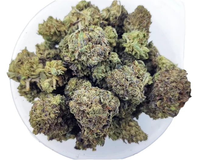 Close-up of Rockstar Bubba Indica Cannabis Buds